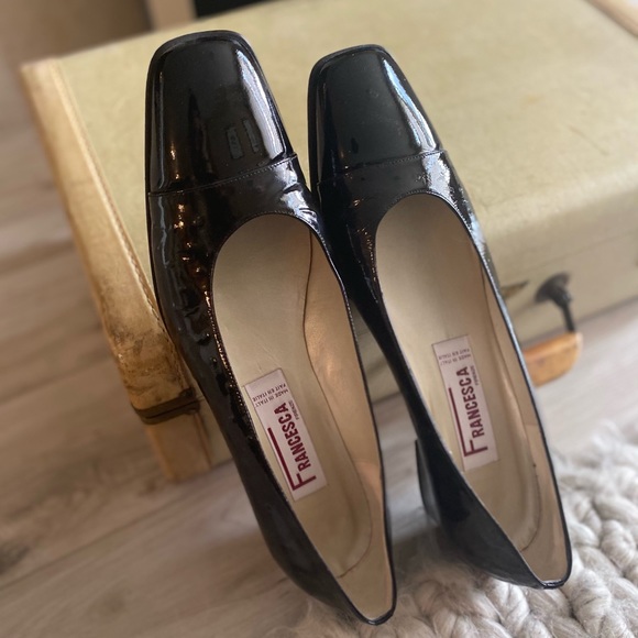 Vintage Italian patent leather square toes 🐊 - Picture 6 of 9